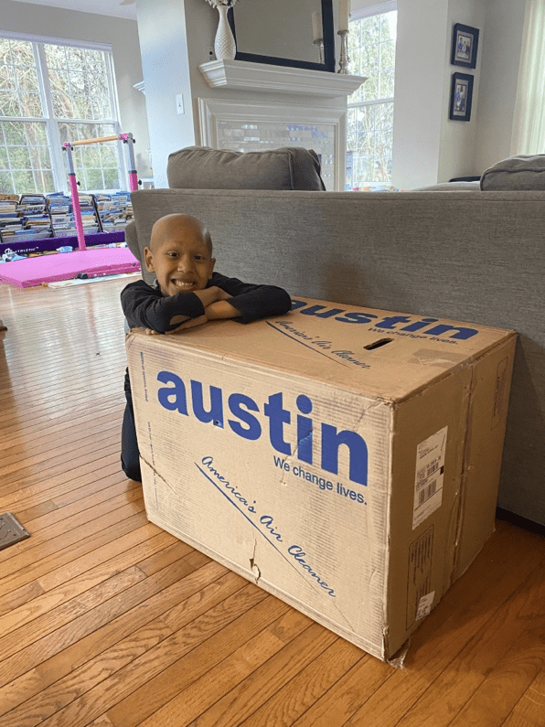 Jeremiah's new air cleaner